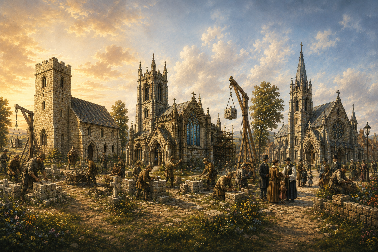 How to Build a Medieval Parish Church?
